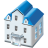 Two Storied House Icon 48x48 png